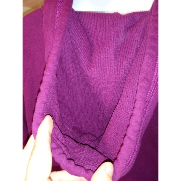 Women's Y2K Aeropostale Spellout purple Pullover  Hoodie‎ Size XL - Picture 7 of 14